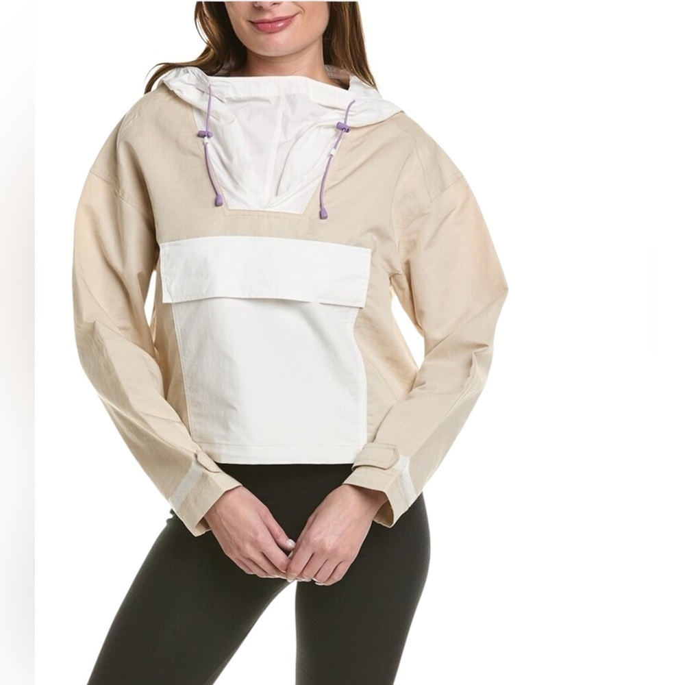 SWEATY BETTY LINEN BLEND NOMAD PULLOVER JACKET 6